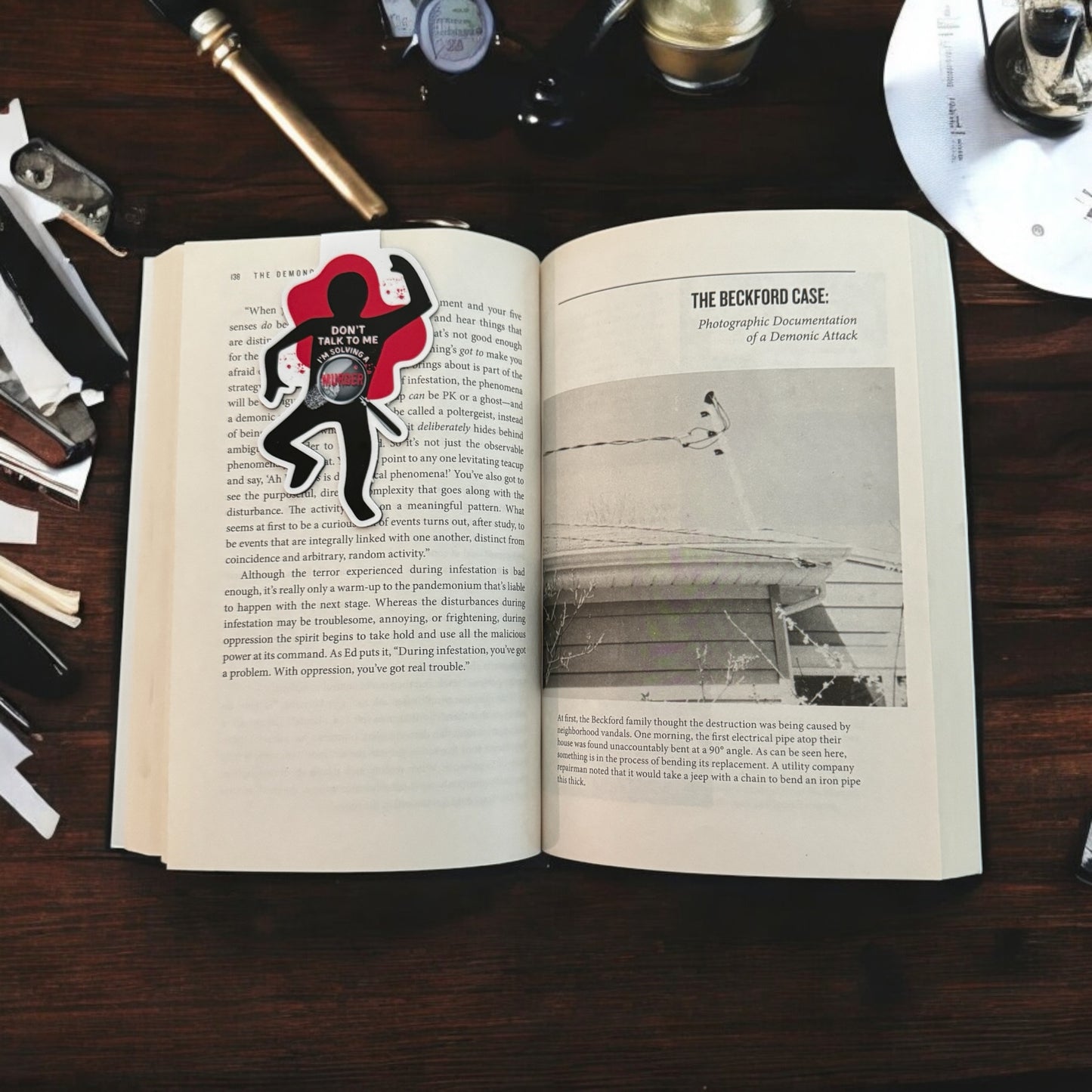 Solving A Murder Magnetic Bookmark