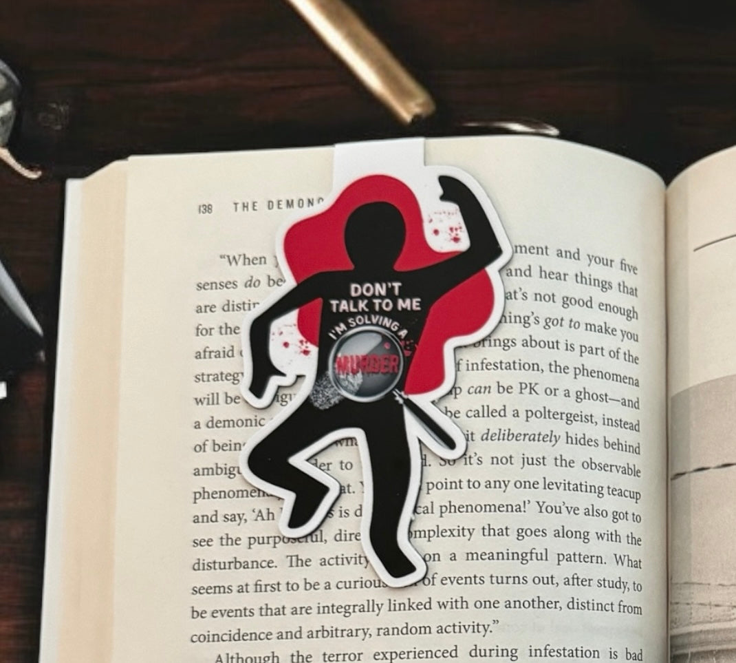Solving A Murder Magnetic Bookmark