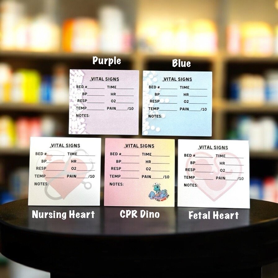 Build Your Own Vital Signs Post-It Gift Box