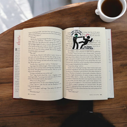 Don’t Talk To Me While I’m Reading Magnetic Bookmark