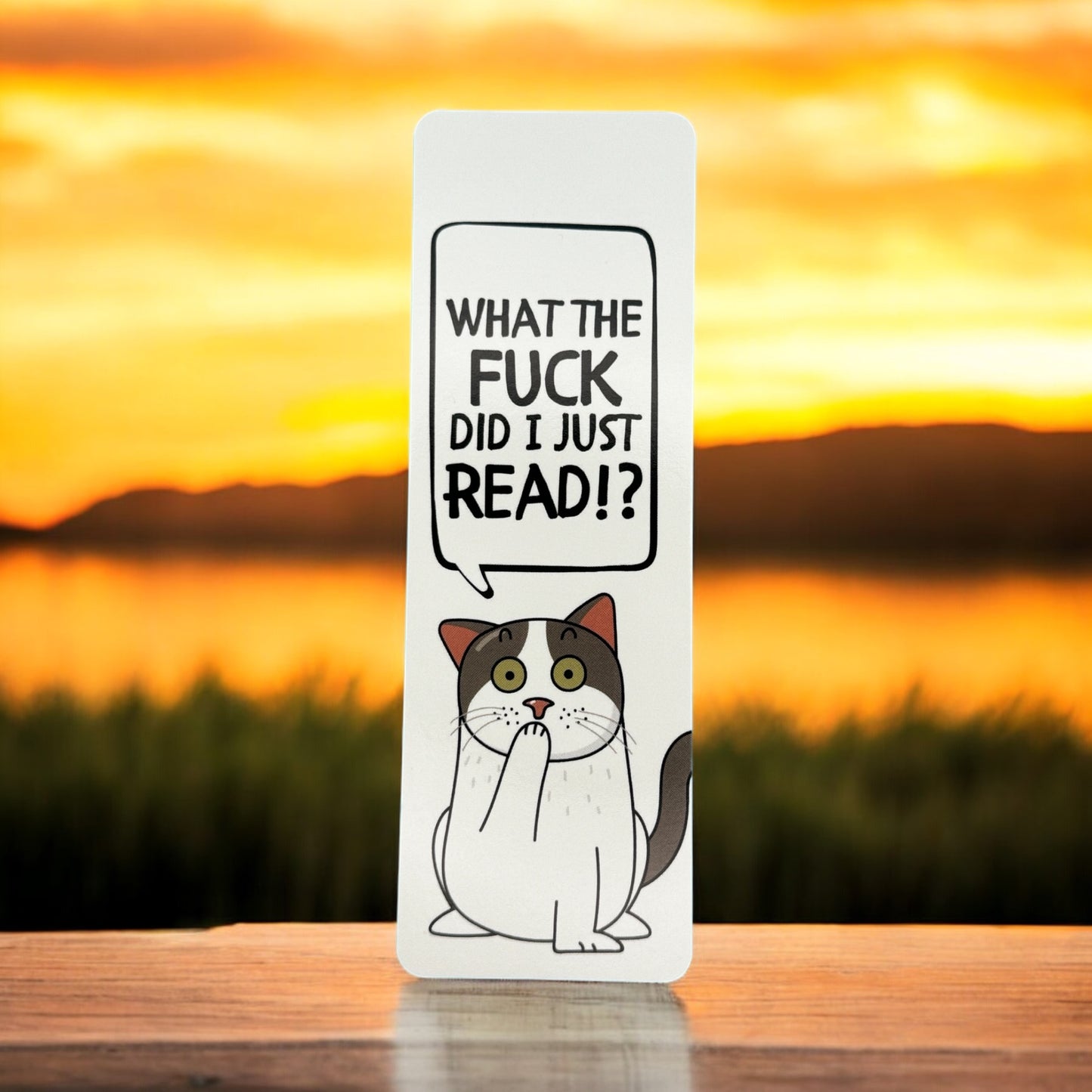 WTF Cat Bookmark