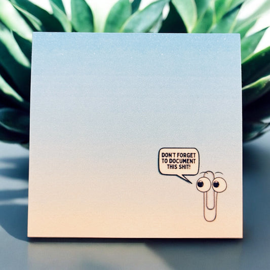 Document This Shit Post-It Notes