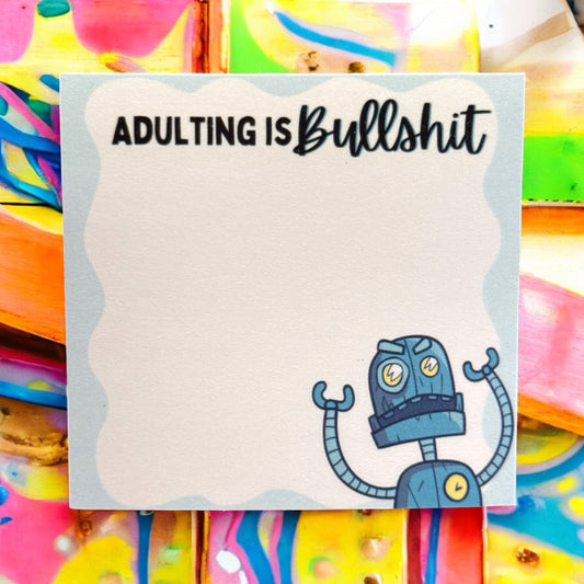 Adulting Is Bullshit Post-It Notes