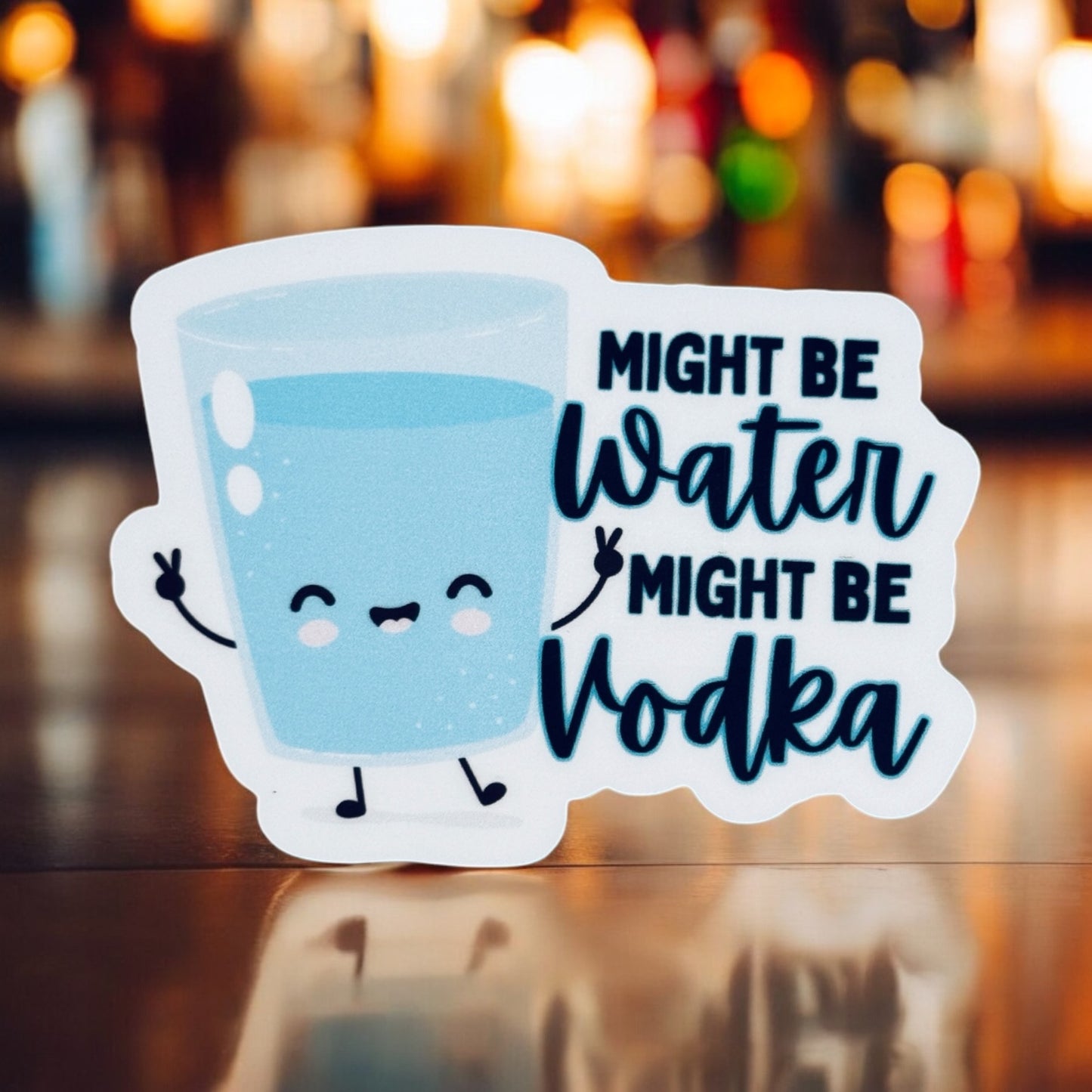 Might Be Water- Happy Cup