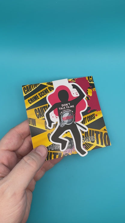 Solving A Murder Magnetic Bookmark