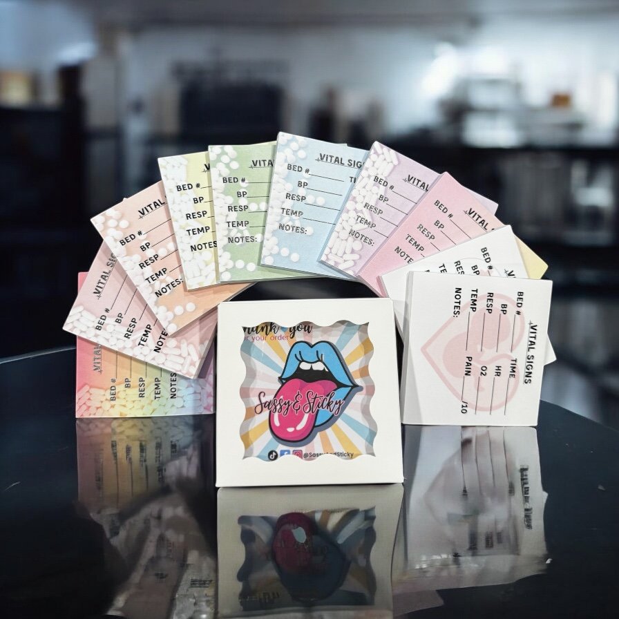 Build Your Own Vital Signs Post-It Gift Box