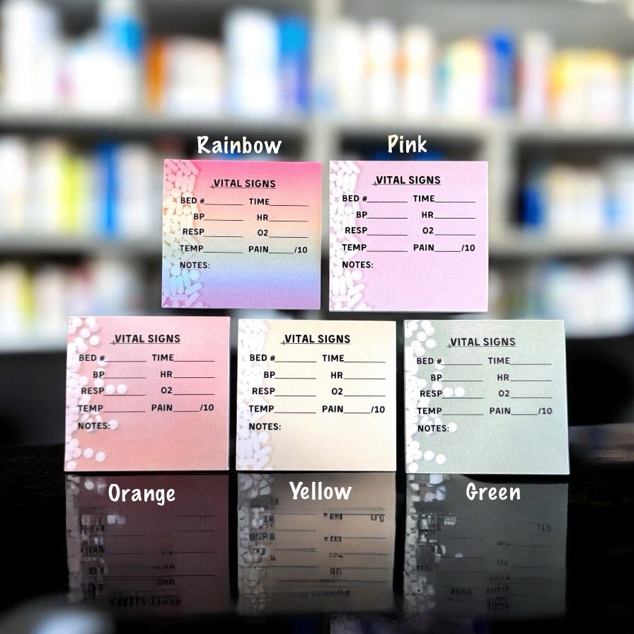Build Your Own Vital Signs Post-It Gift Box